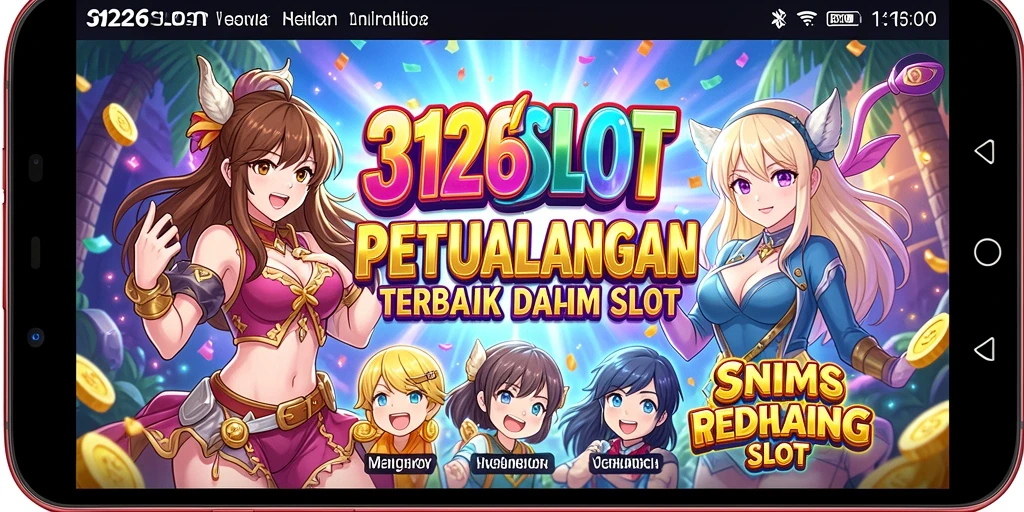 Tampilan gameplay 3126SLOT yang menarik dengan karakter Anime.