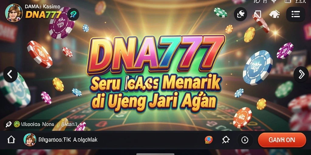 Tampilan gameplay menarik dari DNA777 saat berputar di meja Kasino.