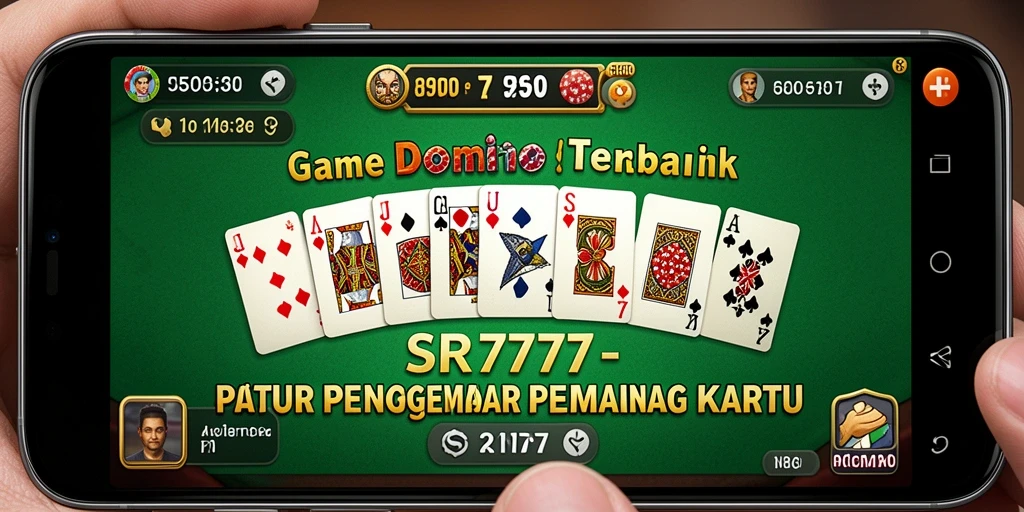 Screenshot utama SR777 menampilkan gameplay Domino yang seru dan penuh strategi.